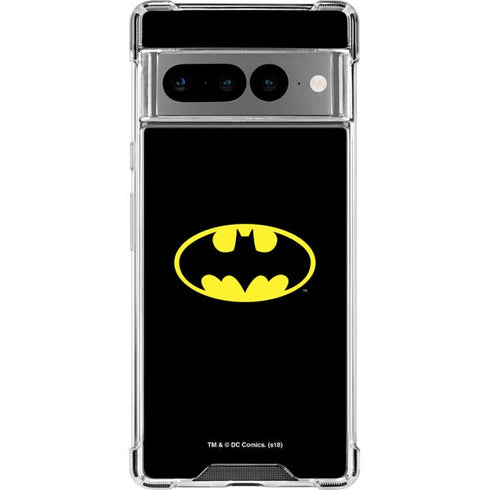DC Comics Batman Movie 1989 Logo Google Pixel 7 Pro Clear Case